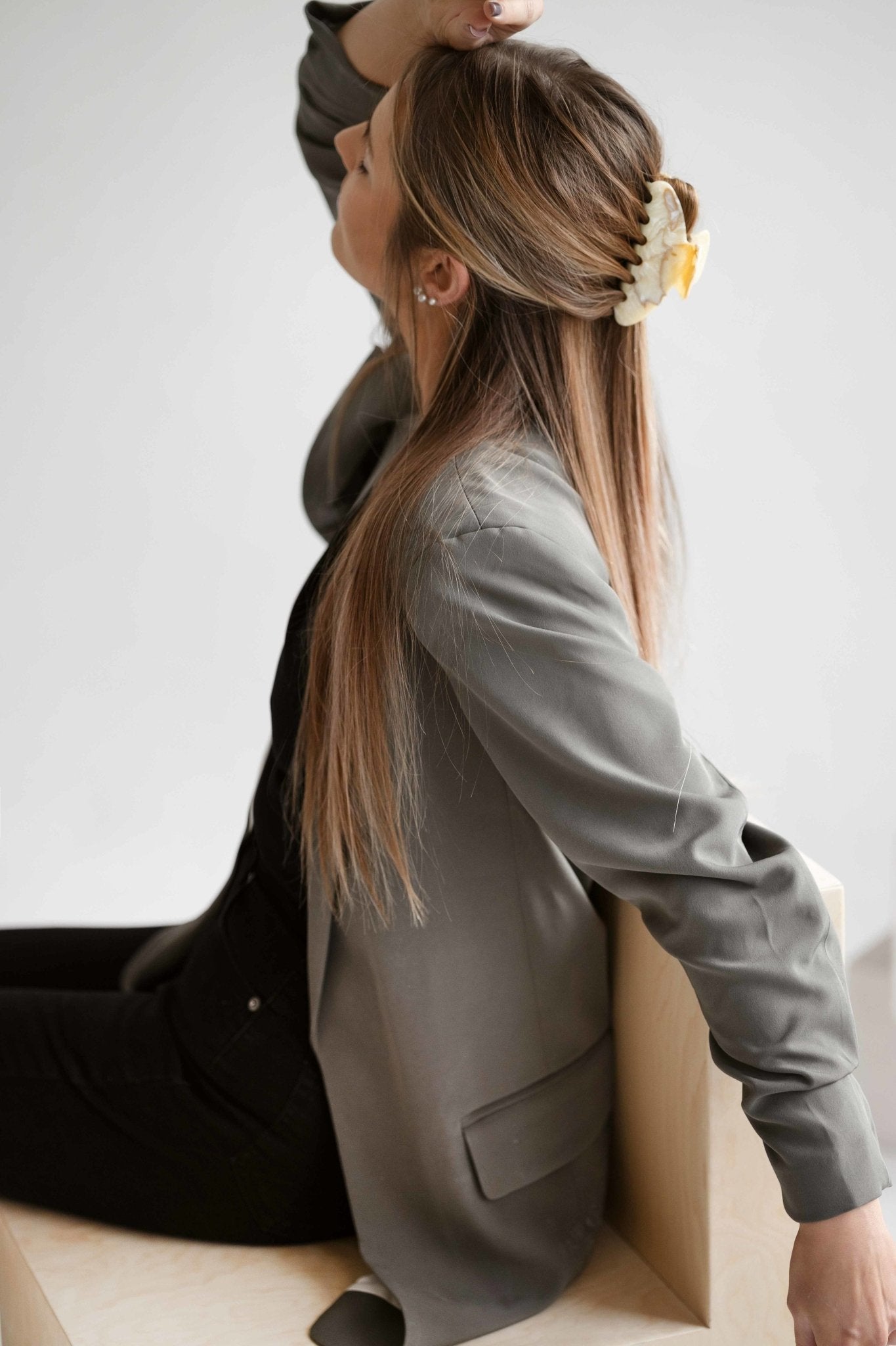 Luna plaukų segtukas - sūrio pyragas - Amitié